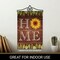 G128 2 Pack: Garden Flag Wall Hanger, Black Wrought Iron Small Flag Hanger, Heavy Duty Garden Flag Holder (Ideal for Flag/Banner with Width Smaller than 13")